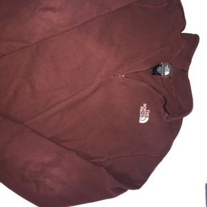 North face fleece half zip